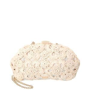 Rafé Aya Raffia Clutch, Brown